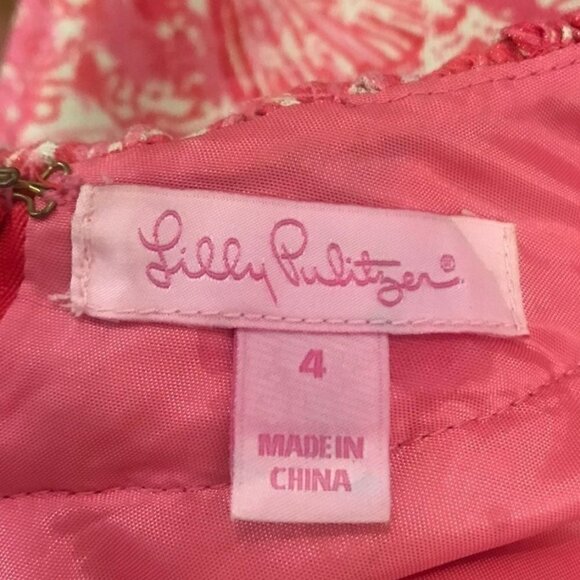 Lilly Pulitzer rhinestone trim shift Dress - Picture 6 of 6